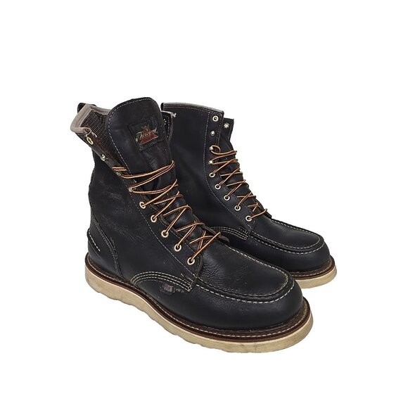 Thorogood Men's 8" Soft Toe WP Wedge Sole Work Boot (U.S.A.) 814-3800 Brown 13EE - Picture 1 of 7